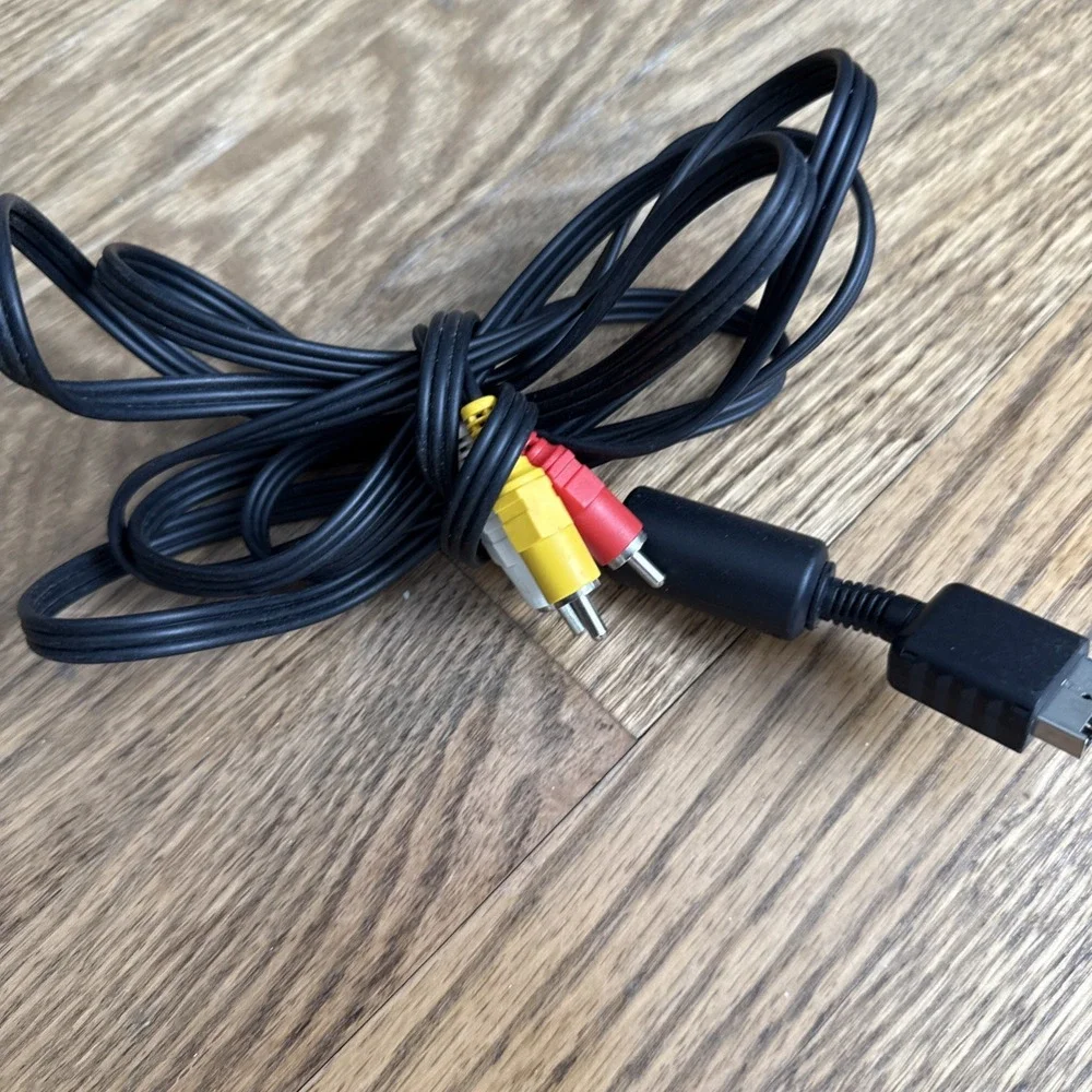 Genuine OEM Sony RCA AV Audio/video‎ Cable For PlayStation PS1 PS2 PS3